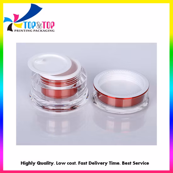 Botella de spray de loción de cosméticos de acrílico vacía para envases cosméticos